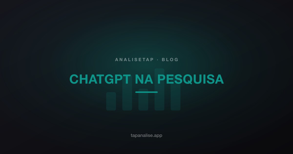 ChatGPT para análise de pesquisa: dá pra usar? (e os limites)