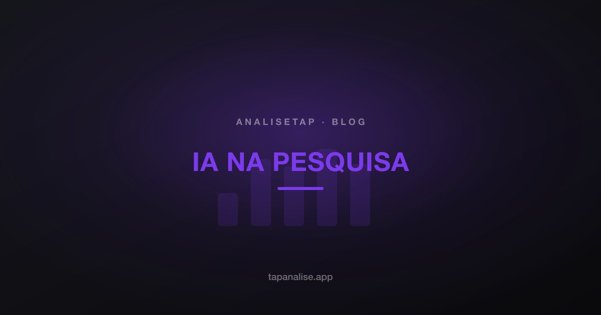 IA na pesquisa de mercado: o que muda na análise