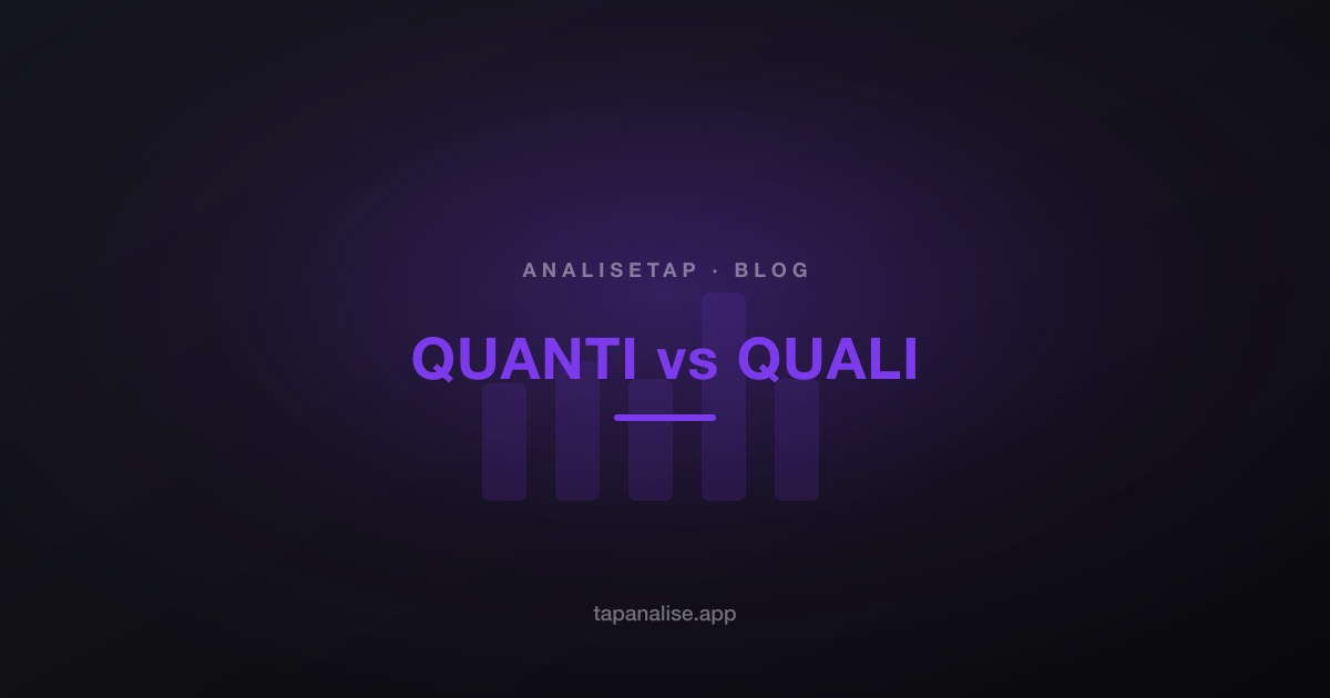 Pesquisa quantitativa vs qualitativa: diferenças e quando usar