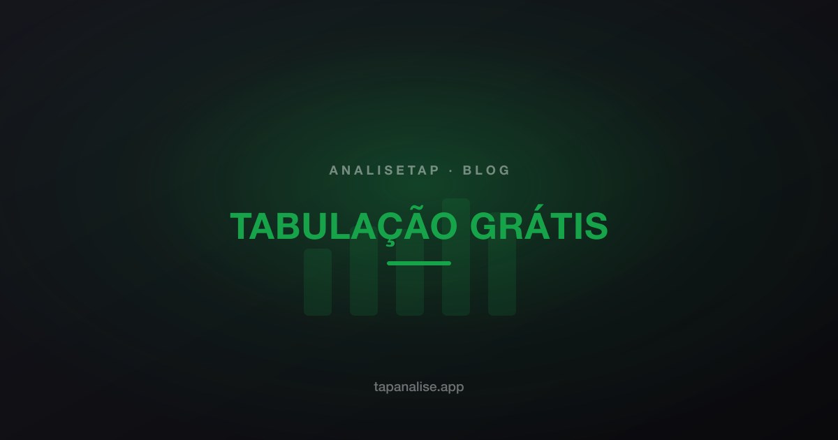 Software de tabulação de pesquisa grátis: vale a pena?